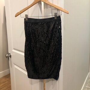 Sequins Pencil Skirt